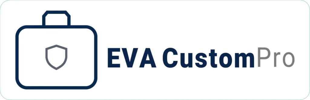 EVA CustomPro White Logo - OEM ODM Custom EVA Storage Cases Factory